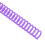 10PCS Purple 19mm Comb Binding Spines for A4/A5, 150 Sheets 10