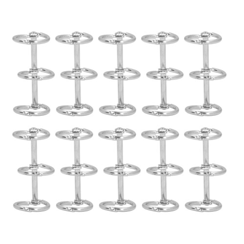 3-Ring-Binder aus Edelstahl, 15 mm, 100 Stück, A4 2
