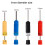 Connector Needle Extractor Sets , Aviation Plug Pin Extractors for AMP,Tyco ,TE, CPC Connectors 4