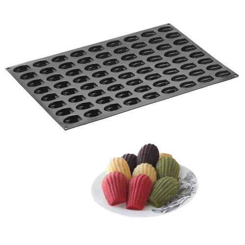French Dessert Madeline Cake Molds Shell Cake Tools Chocolate Silicone Mold Biscuit Mold Kitchen Bakeware 2