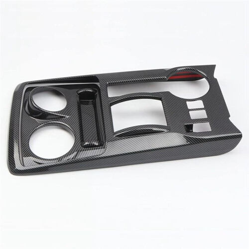 FöR  4Runner 2010-2021 Center Console Gear Shift Panel Cover Trim TillbehöR - ABS Kolfiber 2