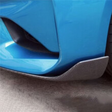 Car Front Bumper Lip Diffuser Splitter Carbon Fiber Spoiler Lip Corner Guard for M2 F87 2016-2020