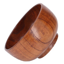 Handmade Sour Jujube Wooden Bowl 14.3x8.3cm Multifunctional Tableware