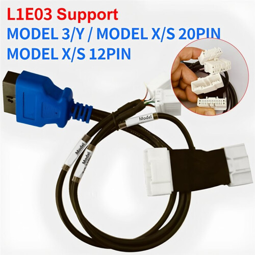 For  LAN + CAN Diagnostic Cable for  OBD2 Diagnostic Interface for 2021 Model 3/Y/X/S 1