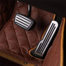 Car AT Gas Fuel Brake Foot Pedal Pad Cover Trim Case for  Camaro HSV Camaro 2016 - 2018
