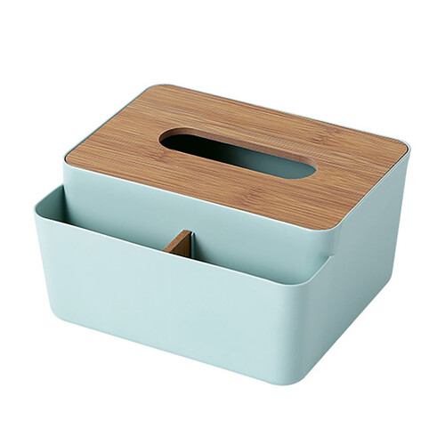 Cache-boîte à mouchoirs en PP 210 g 18  14,5  9,3 cm vert 2