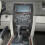 For  Commander 2006-2010 Carbon Fiber Car Central Control Navigation Panel Cover Trim Sticker Accessories 7