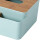 Cache-boîte à mouchoirs en PP 210 g 18  14,5  9,3 cm vert 8