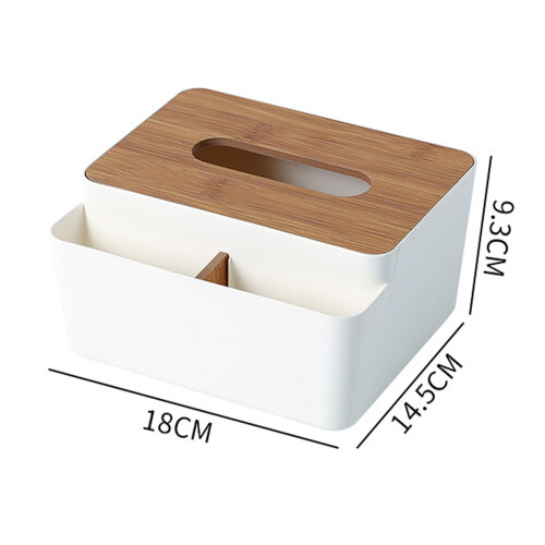 Cache-mouchoirs, 210 g, 18x14.5x9.3 cm, ivoire 1