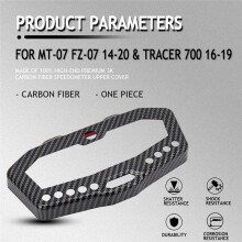 Motorcycle Instrument Surround Gauge Panel Cover for MT-07 MT07 FZ07 2014-2020 Tracer 700 2016-2019