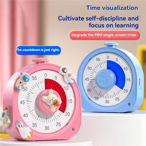 60 Minutes Visual Timer Classroom Countdown Timer Silent Timer Management Tool for Home, School, or Work A 1