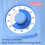 60 Minutes Visual Timer Classroom Countdown Timer Silent Timer Management Tool for Home, School, or Work B 5