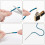 7Pcs Paracord Stitching Set, Paracord Lacing Tools Set,Jig,Stitching with Storage Bag Smoothing Tool for Laces Strings 4