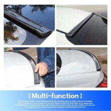 Car Trunk Spoiler Roof Lip Kit, Rear Trunk Lip or Roof Spoiler Sticker Bar, Car Rear Spoiler Rear Spoiler Kit ,Carbon