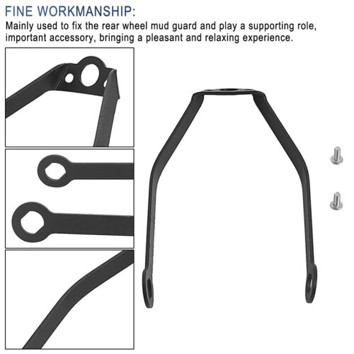 Electric Scooter Mudguard Support,Steel Rear -Bracket, Shock ABSorbing, Anti-Shake Protection Accessory 1