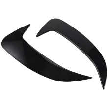 Glanzend Zwart Achterbumper Splitter Spoiler Achter Canard Air Vent Trim voor Een Klasse W177 A180 A200 A250 A45 2019 +