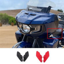 Defletor de Ar para Carenagem de Farol de Motocicleta para Indian Challenger 2020-2025, Capa de para-Brisa Colorida, Durável, Vermelha