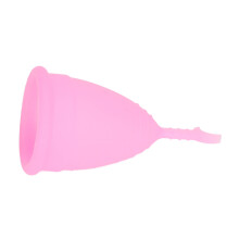 10 Stück weiche Silikon-Menstruationsbecher, Pink, 4,3 x 7,8 cm, wiederverwendbar