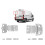 2Pcs Rear Door Hinge for   Ducato  Boxer  Jumper 2006- Door Hinge Conversion Kits,A 6
