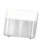 Plastic Push Soap Dispenser, 30g, White, Labor Saving Kitchen Sink Accessory 2