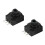 4Pcs Black Replacement Repair Parts Lt/Rt Button Keypad for  360 Controller 4