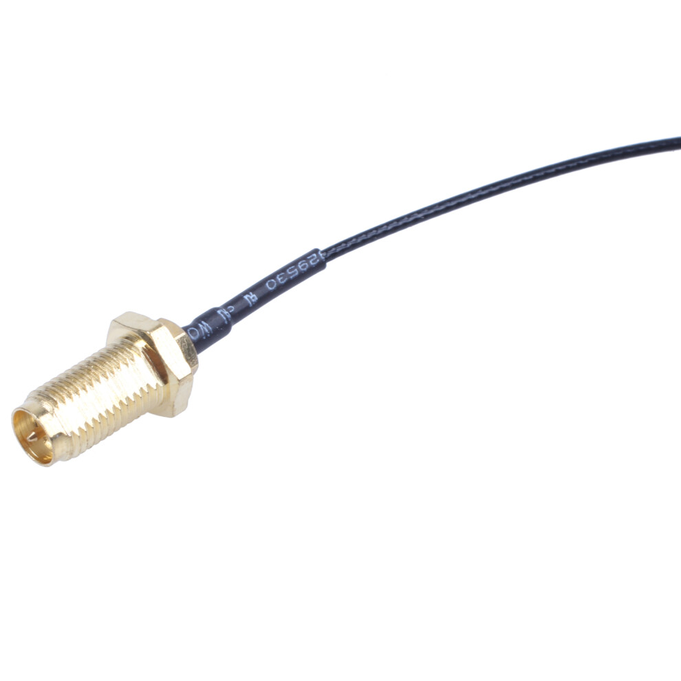 15Cm U.fl/Ipx To Rp-Sma Female Antenna Pigtail Jumper Cable Gold 4712443515558