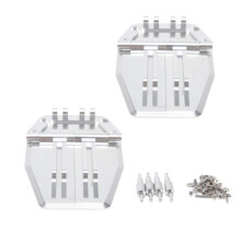 2Pcs Metal Adjustable Trim Tabs 69X57X30mm for Nitro Gas RC Model Boat