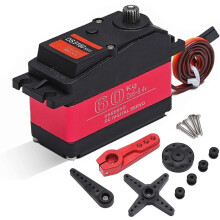 Coppia Elevata Impermeabile 60Kg 180  DS5160 Servo Digitale con Ingranaggi in Metallo per RC Robot Car 1/6 Axial SCX6 1/5 Redcat HPI Baja