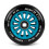 Blaue Räder für Roller 100 mm, 2er-Pack 2