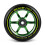 Grüne Räder für Roller 110 mm, 2er-Pack 2