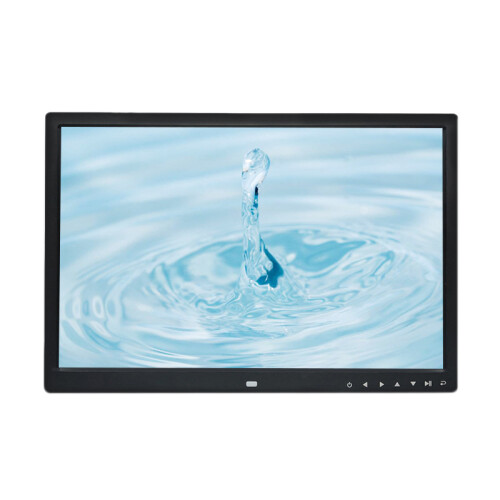 12 Inch Digital Picture Frame Multi-Function HD 1280X800 with Press Button Electronic Photo Album US Plug