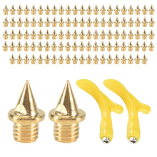 120 PièCes 1/4 Pouces Pointes de Piste pour Chaussures de Piste, Pointes de Remplacement pour Chaussures de Course Courtes de -Country avec ClĂ© Ă