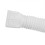 Flexible Gutter Downspout Extension 21-58in PE White Drain Pipe 13