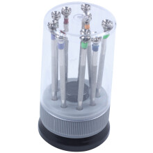 9 St 0,8 Mm-2,0 Mm Klocka Skruvmejsel Skruvmejselsats Reparationsverktyg Set för Klockor Glas