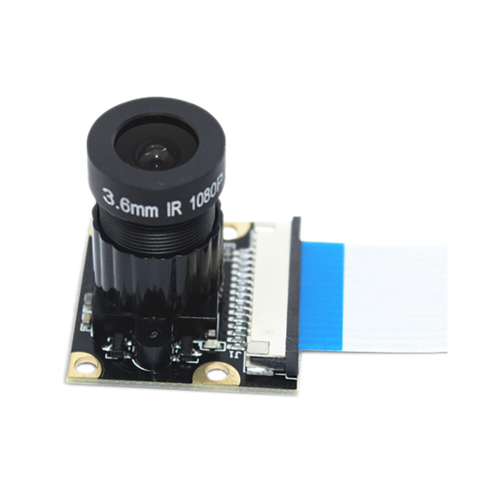 Camera Module 1080P 5 Million Pixels 1.8 Aperture 75 Wide Angle Ov5647 Chip For Raspberry Pi 2/4/3B+ 4713624839821