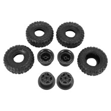 4 Pcs RC Car Tires Wheels Rims Set for MN D90 D91 RC Car Spare Parts Crawler Car Assembled Tyre for Truck Parts & Accessories