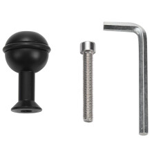 Accesorio De Fotografia Deportiva Sostenedor De La Linterna De La Camara 1/4 Cabeza Del Tornillo Cabeza De La Bola Luz Lampara Cabeza De Bola De Brazo