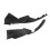 12Pcs Front Windshield Wiper Cowl Trim Water Deflector Plate Neck Trim Panel for  Kicks 2016-2020 4