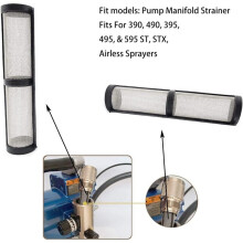 15pcs 246384 Airless Paint Sprayer Filters for 390 395 490 495 595 Pump Manifold Strainer 60 Mesh