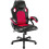 Ergonomic High Back Mesh Leather Gaming Chair Red 1