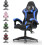 Ergonomic Gaming Chair with Lumbar Support Blue 1
