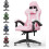 Ergonomic Gaming Chair with Lumbar Support Pink 1