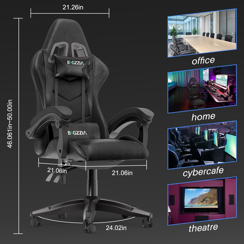 Ergonomic Gaming Chair with Lumbar Support