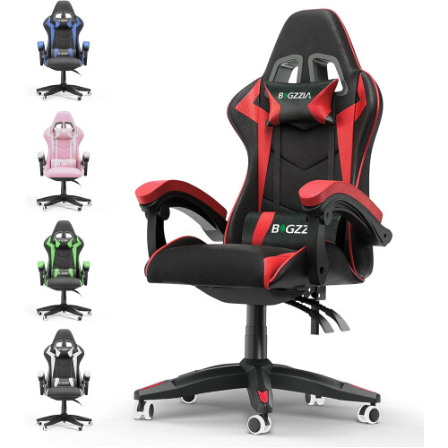 Ergonomic Gaming Chair with Lumbar Support Red