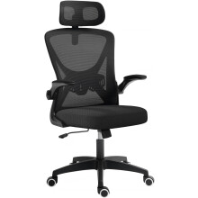 Ergonomic Mesh Office Chair with Flip-Up Arms