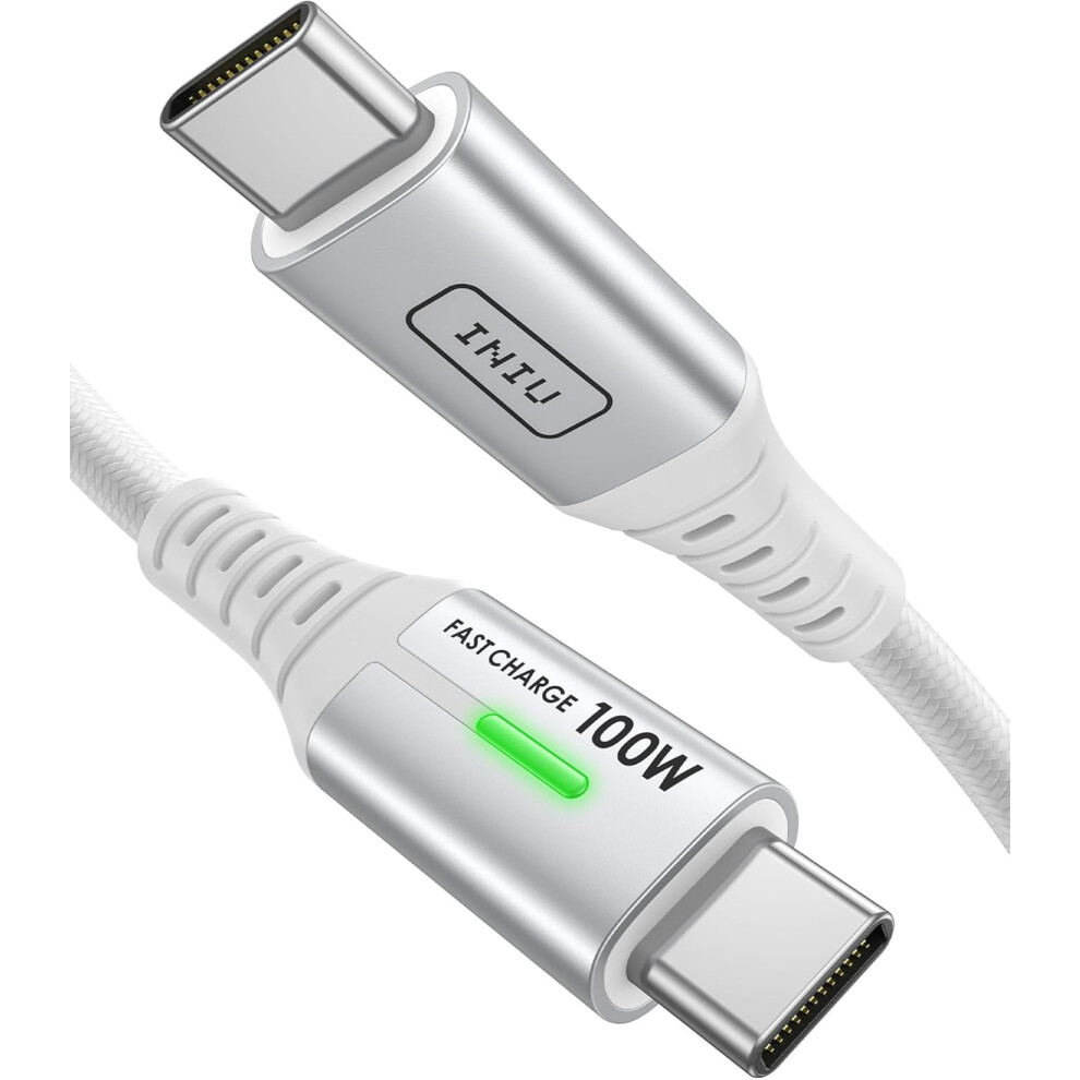 2M 100W Usb C To Usb C Fast Charge Cable Grey 742406937855