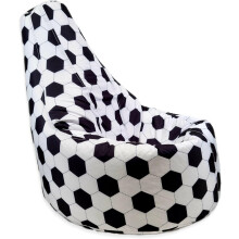 Premium Indoor Outdoor Gaming Bean Bag Black White
