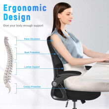Ergonomic Mid-Back Office Desk Chair