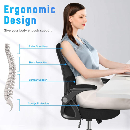 Ergonomic Mid-Back Office Desk Chair