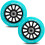 Türkisfarbene Räder für Roller 100 mm, 2er-Pack 6